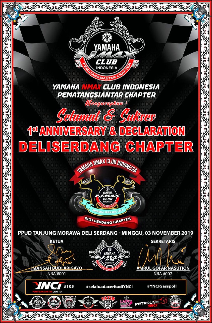 Contoh Surat Undangan Deklarasi Club Motor