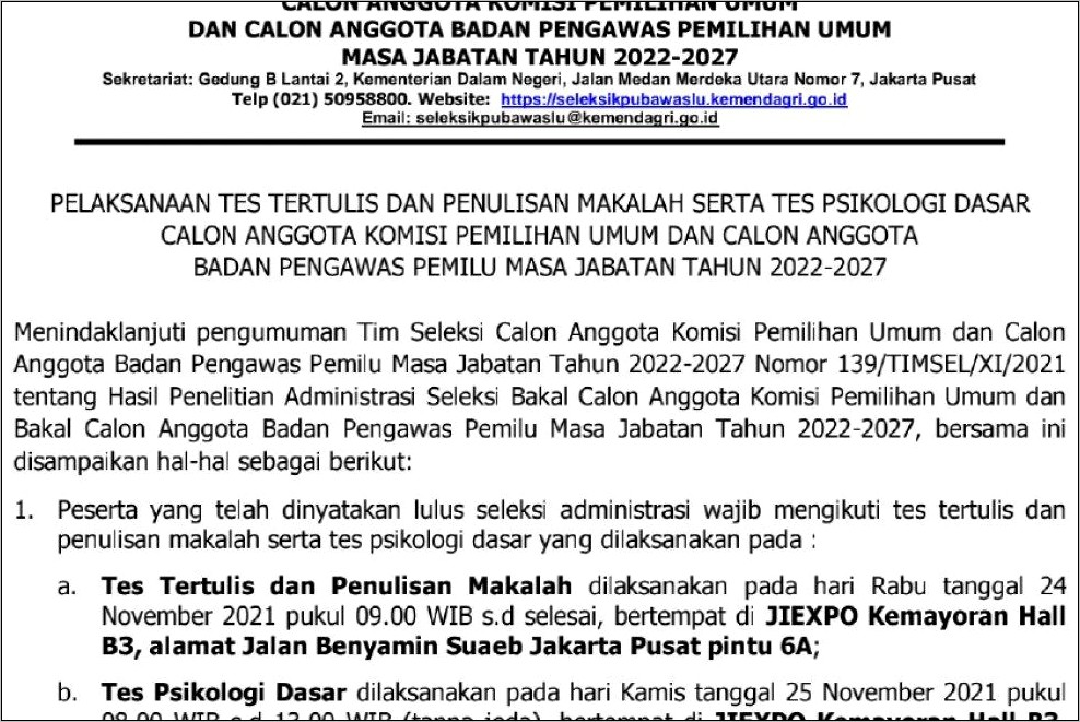 Contoh Surat Undangan Deklarasi Dukungan Calon