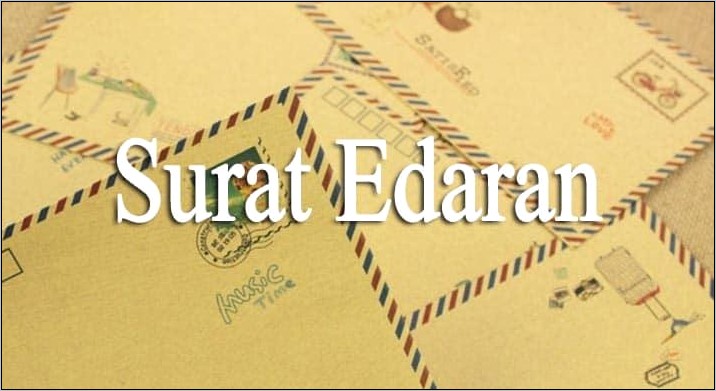 Contoh Surat Undangan Edaran