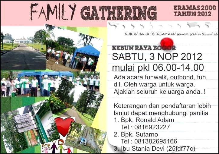 Contoh Surat Undangan Family Gathering Untuk Dosen