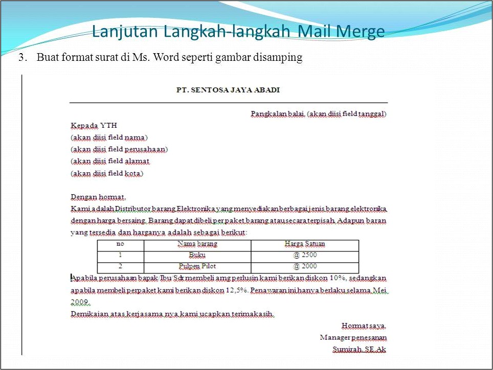 Contoh Surat Undangan Field Trip Untuk Dosen