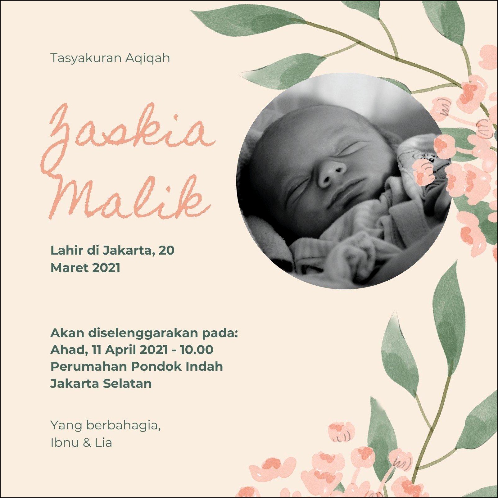 Contoh Surat Undangan Formal Dari Aplikasi Canva