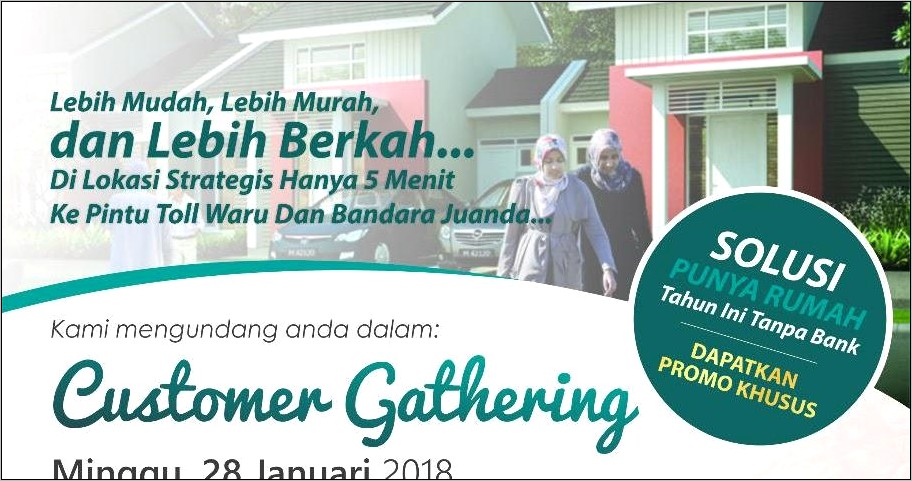 Contoh Surat Undangan Gathering Konsumen Properti