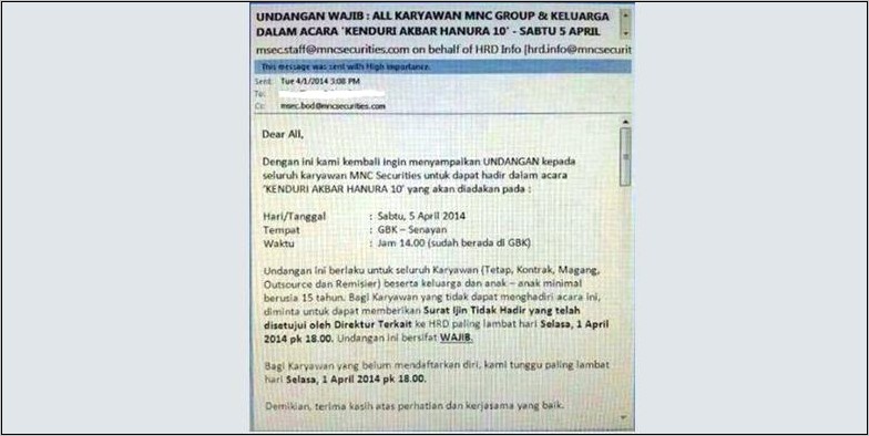 Contoh Surat Undangan Ke Wartawan