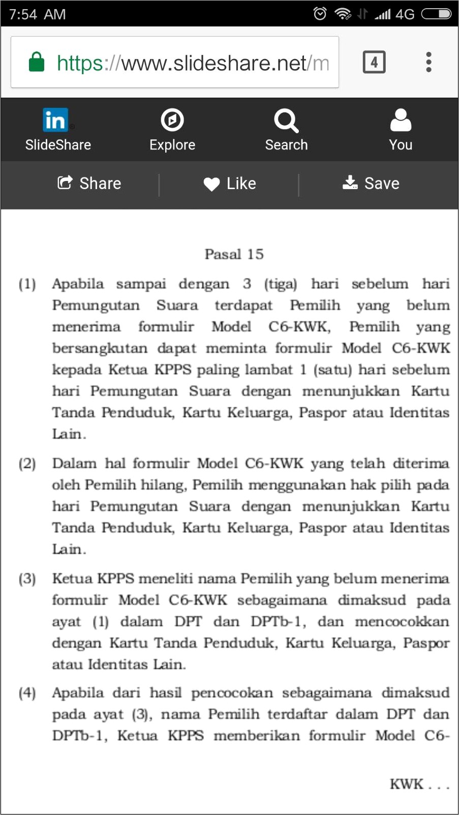 Contoh Surat Undangan Memilih C6