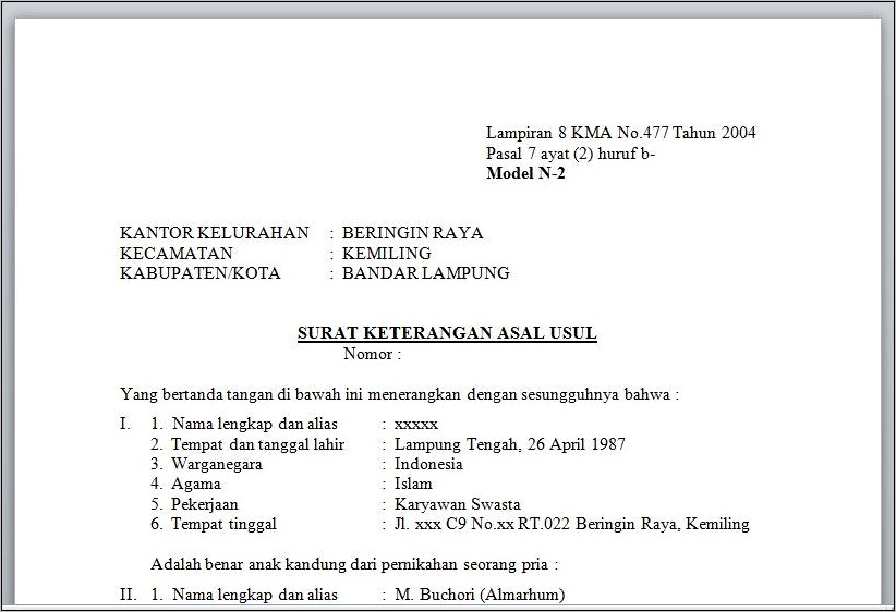 Contoh Surat Undangan Menetap Di Indonesia