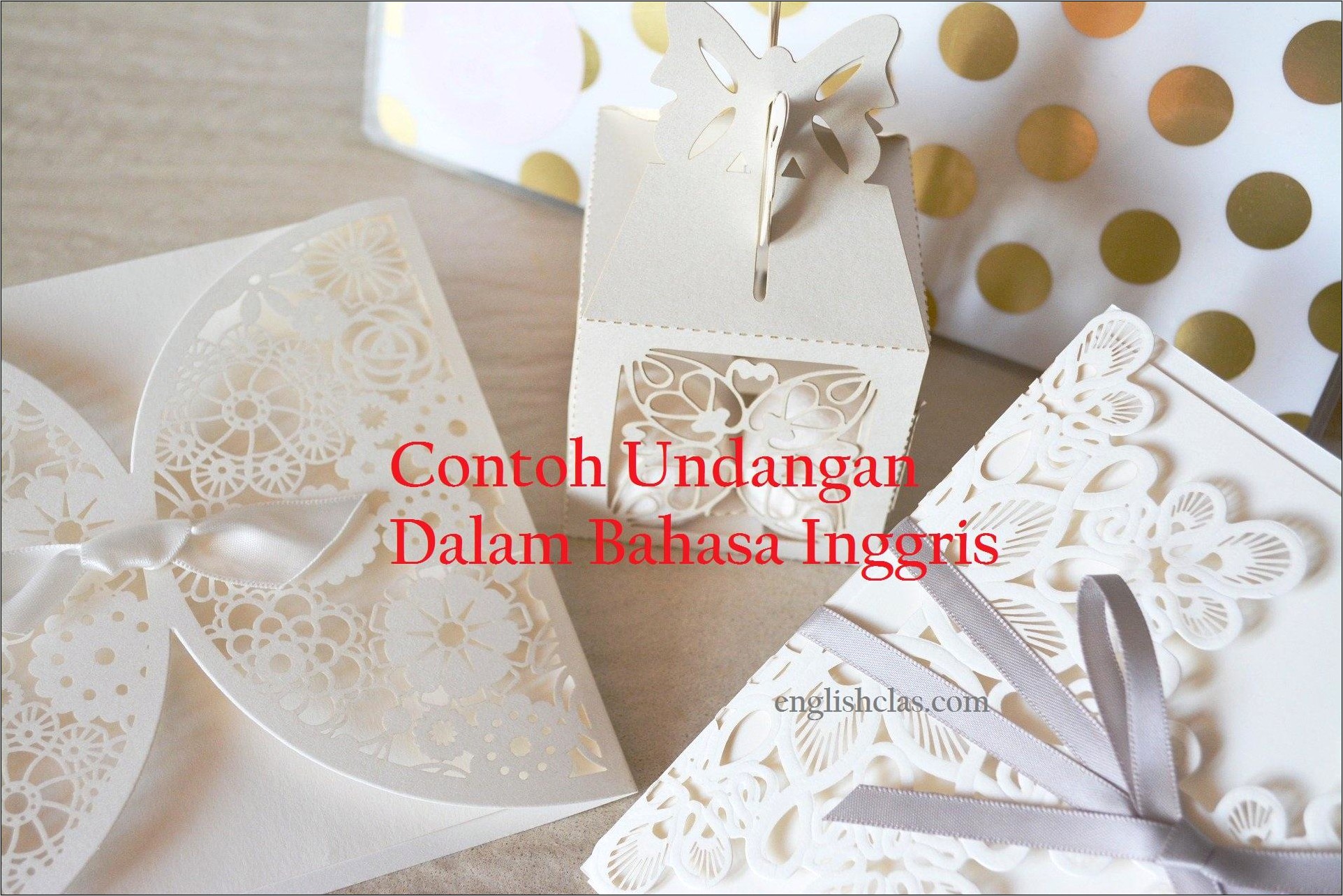 Contoh Surat Undangan Nikah Dalam Bahasa Inggris