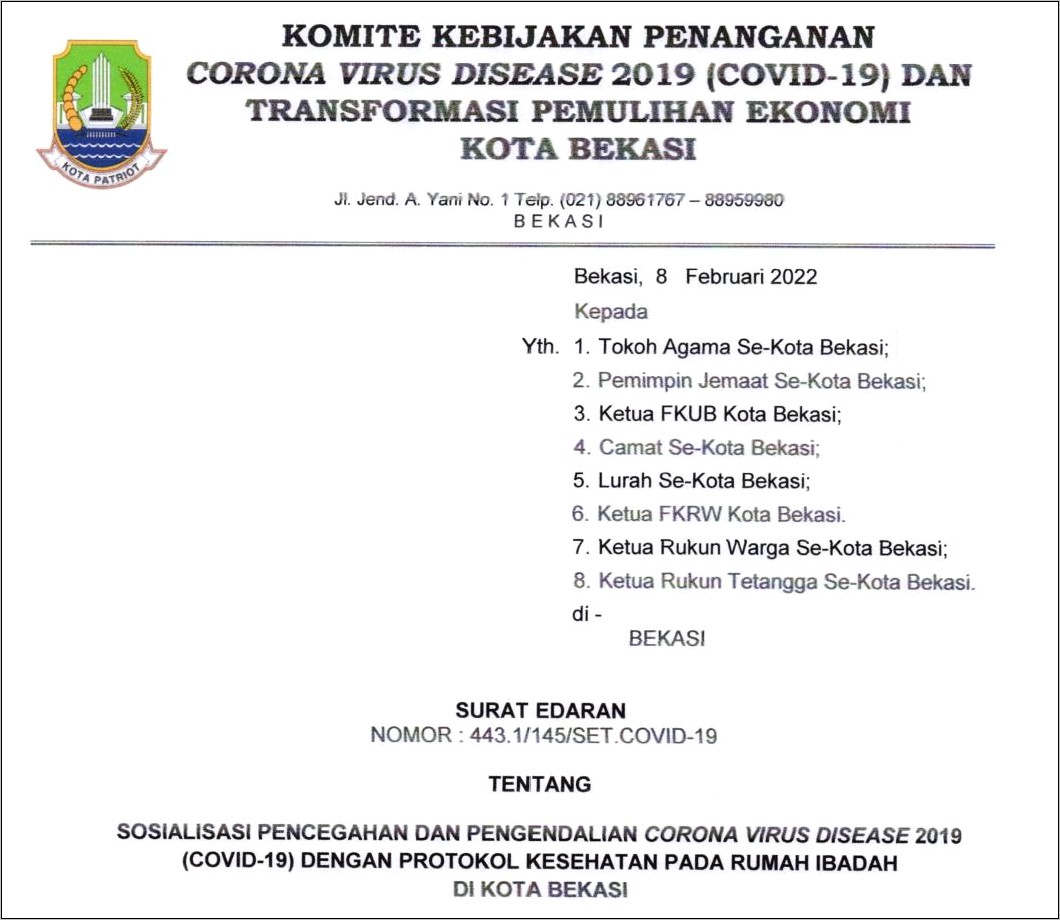 Contoh Surat Undangan Pembagian Raport Dan Sosialisasi Unbk