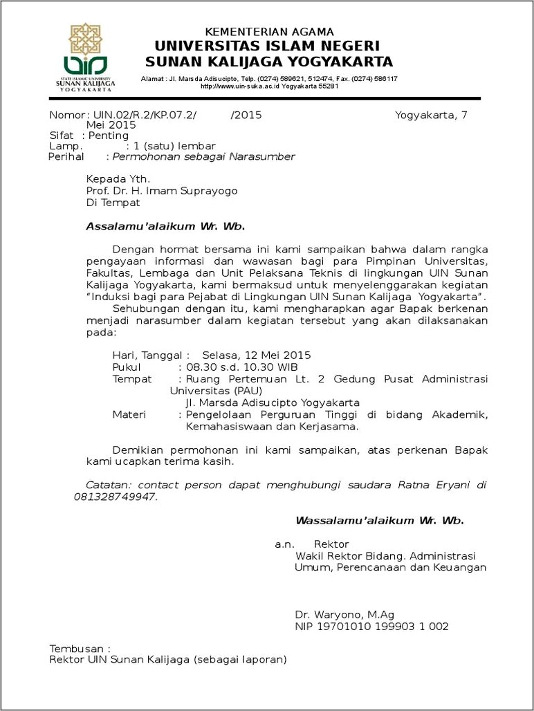 Contoh Surat Undangan Permohonan Narasumber Seminar Bahasa Inggris Pdf