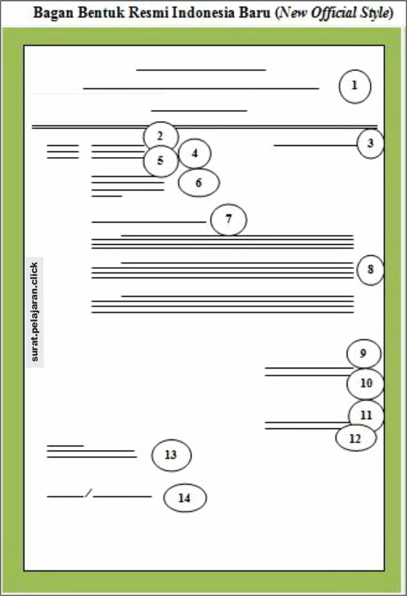 Contoh Surat Undangan Rapat Dengan Menggunakan Semi Block Style