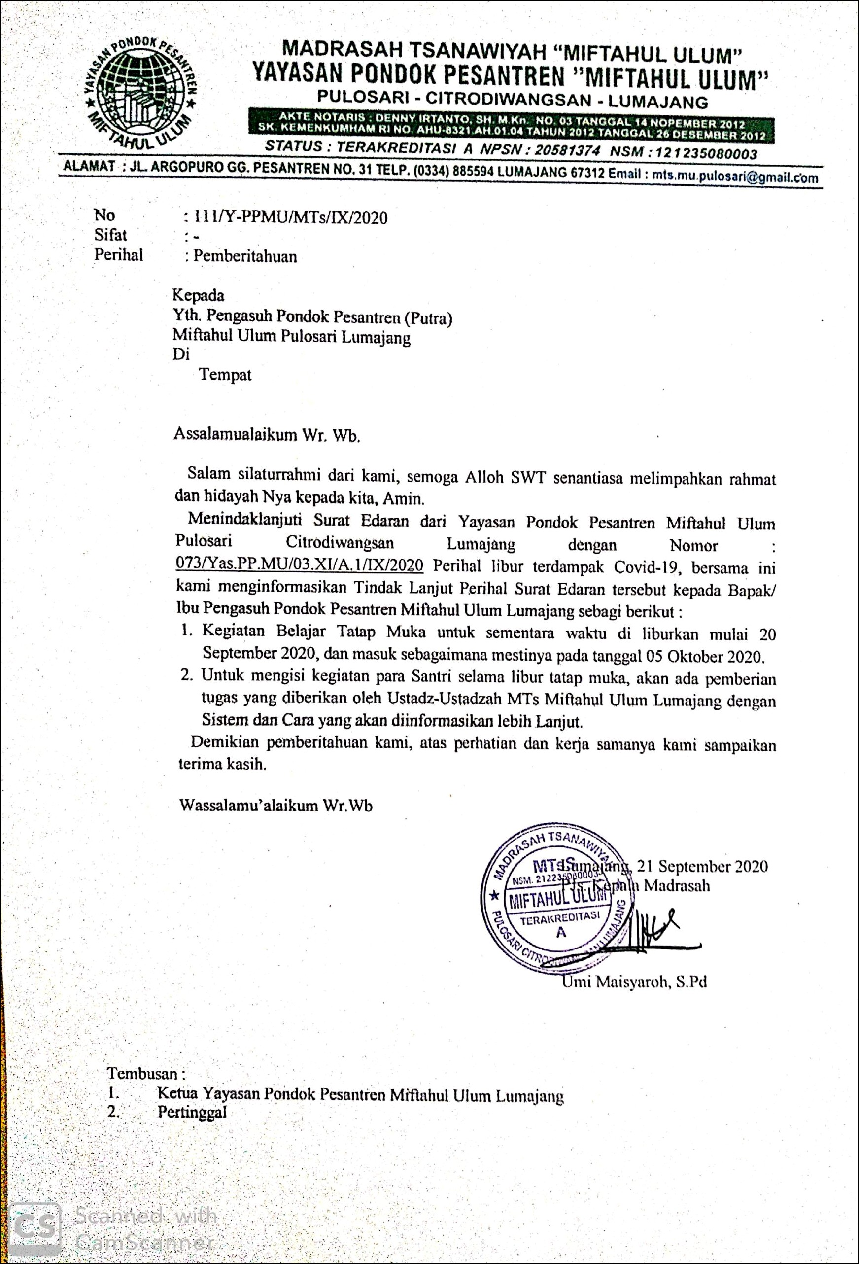 Contoh Surat Undangan Rapat Dewan Guru Kegiatan Ppdb