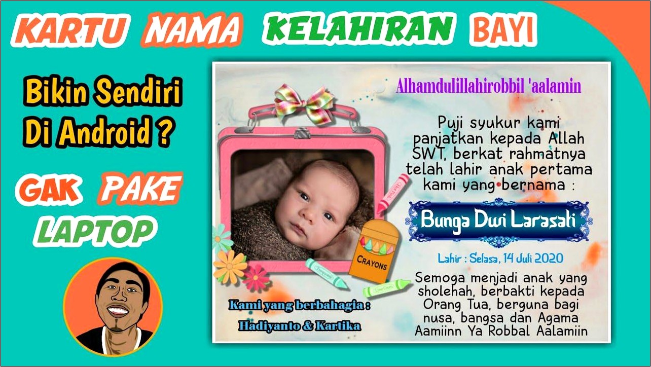 Contoh Surat Undangan Syukuran Kelahiran Anak