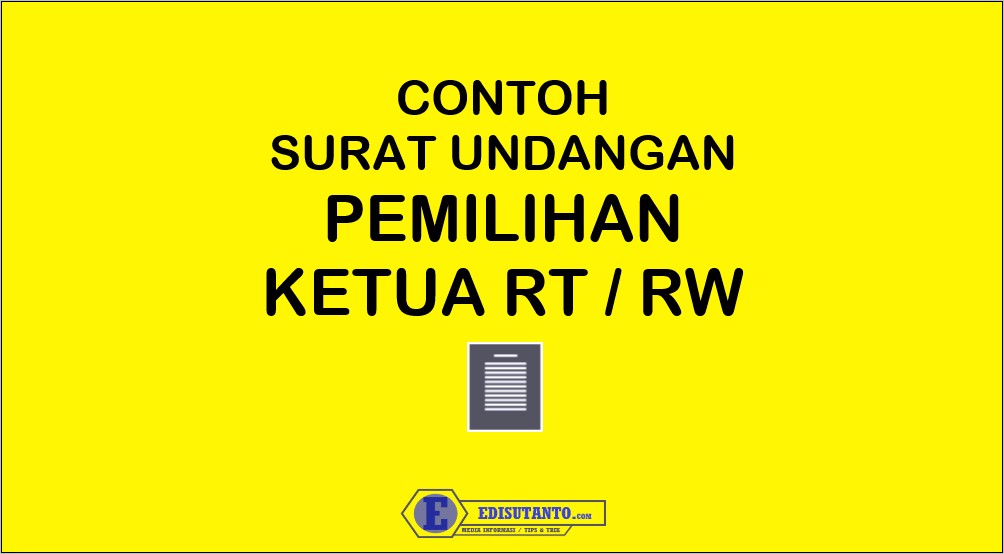 Contoh Surat Undangan Yang Tidak Dapat Diwakilkan