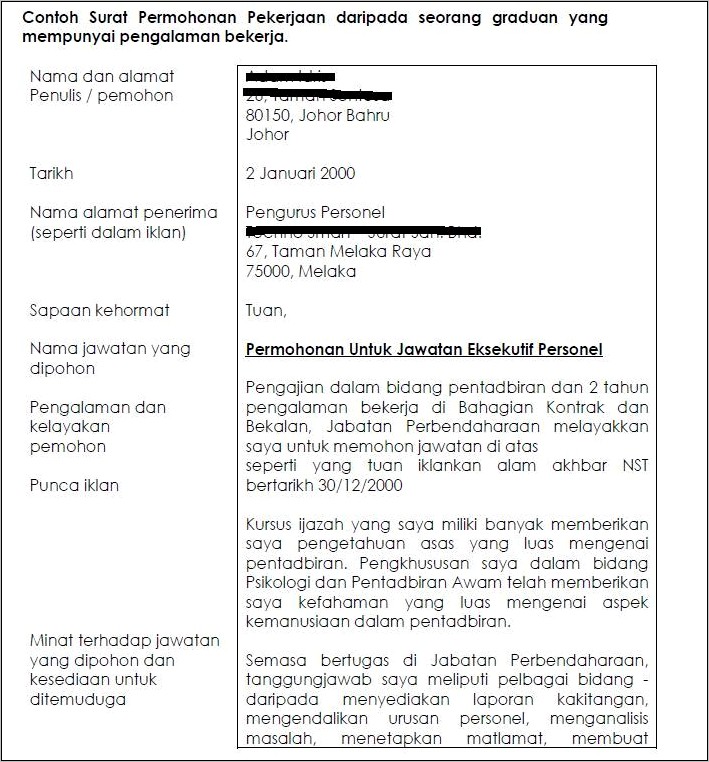 Contoh Surat Untuk Permohonan Mou