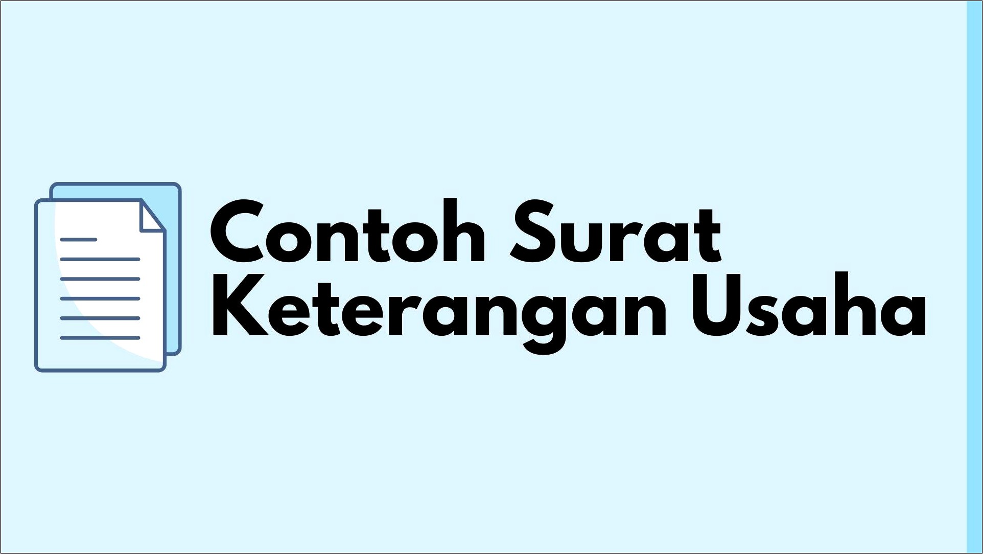 Contoh Surat Usaha Dari Desa