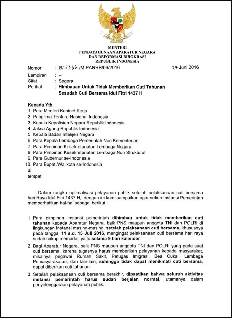 Contoh Tujuan Surat Resmi Ke Perusahaan