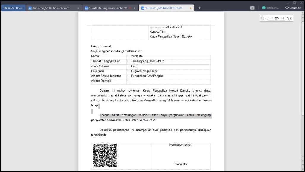 Dawlon Contoh Surat Permohonan Meminta Copy Surat Bukti D Pn