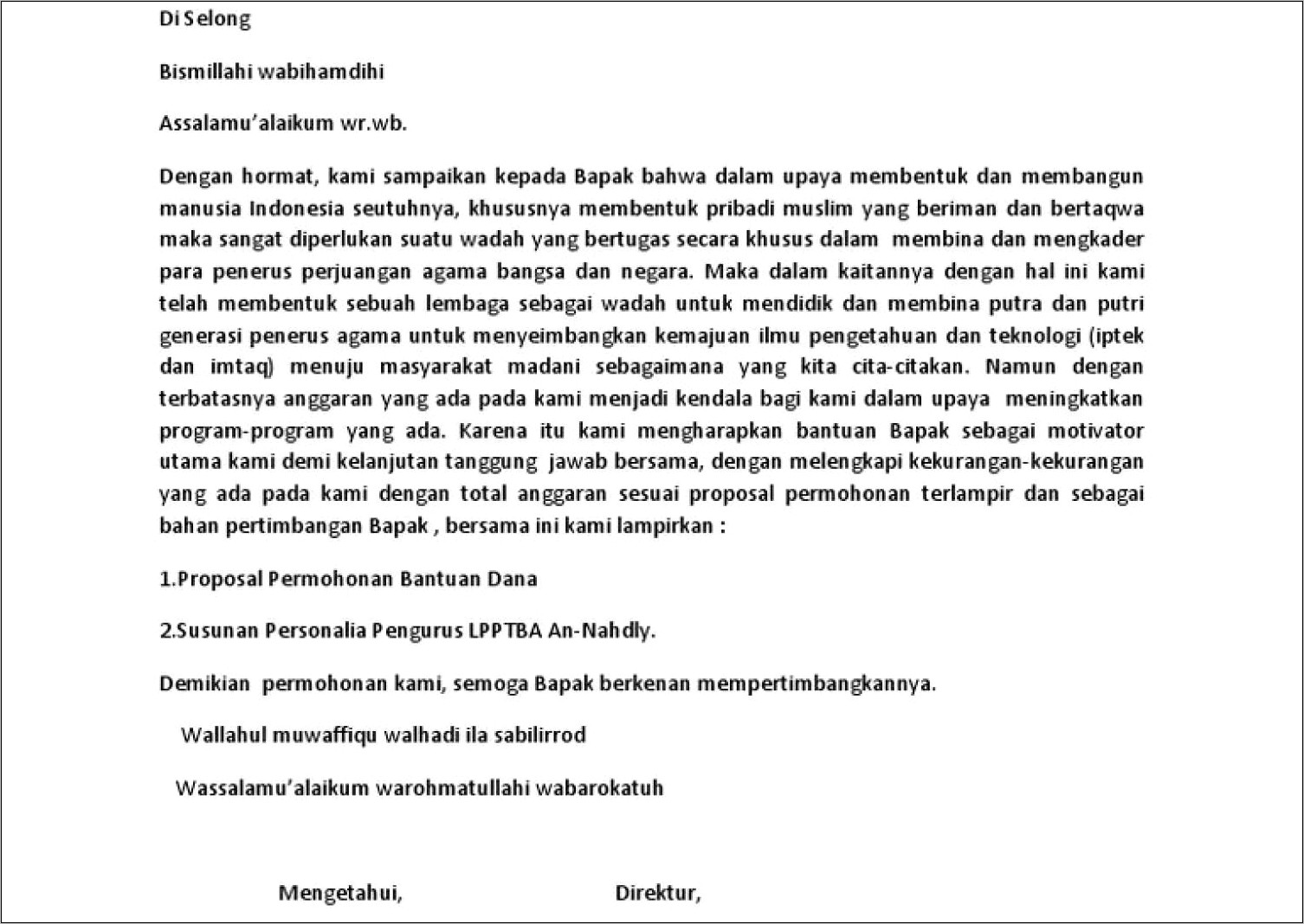 Pdf Contoh Surat Permohonan Dana Mobiler Sd