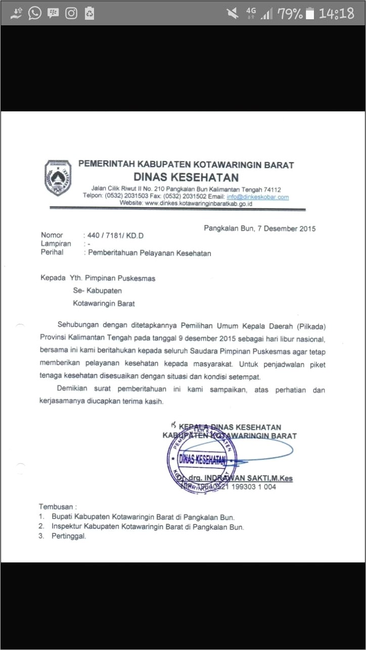 Sebutkan Contoh Contoh Surat Dinas